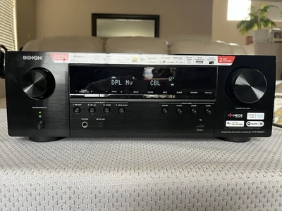 Denon AVR-S660H 5.2 Channel 8K AV Receiver HEOS WIFI  Bluetooth TESTED - Image 1 of 4