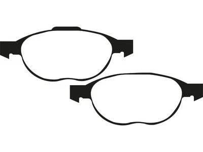 Juego de pastillas de freno delanteras para Volvo S40 2004-2011 2005 2006 2007 2008 2009 QG437XF Foto 1 de 4