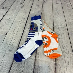 Disney Parks Star Wars BB-8 and R2-D2 Youth Crew Socks - Picture 1 of 4