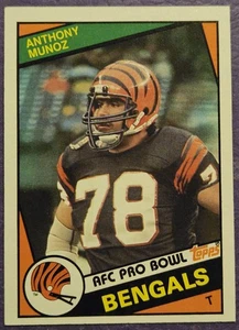 1984 Topps #45 Anthony Munoz Football card! Cincinnati Bengals! HOF! - Picture 1 of 2