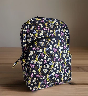 NEW Vera Bradley X DISNEY Tinker Bell's Flight Essential Large Quilted Backpack - Image 1 of 4