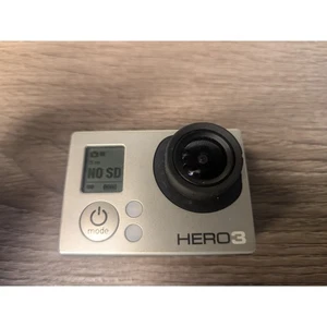 GoPro Hero 3 Plus Silver Action Camera - UNTESTED As-Is See Pics With Battery - Picture 1 of 5