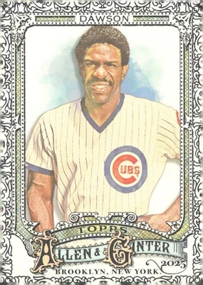 2025 Topps Allen & Ginter Andre Dawson #301 Foil Filagree Foto 1 de 2