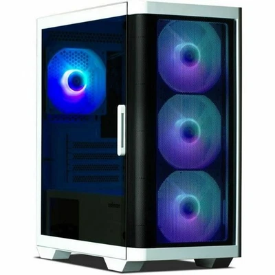 ATX Semi-Tower Gehäuse Zalman M4 WHITE Weiß Schwarz - Bild 1 von 4