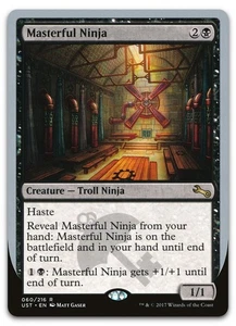 Masterful Ninja #60 (NM) Unstable UST Magic MTG - Picture 1 of 2