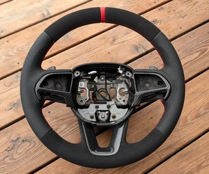 Volante de cuero nuevo para Dodge Challenger 2014-2023 Charger Durango III - Picture 1 of 19