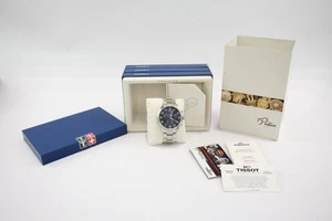 Tissot Chrono XL Classic Blue Dial Watch Quartz Working - Picture 1 of 6