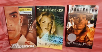 O'MALLEY SERIES-3 BOOKS-RESCUER,TRUTHSEEKER,PROTECTOR-DEE HENDERSON-EXCELLENT - Image 1 of 4