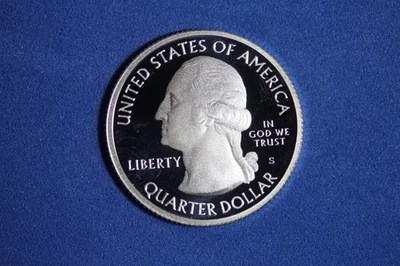 2016 S KENTUCKY CUMBERLAND GAP SILVER PROOF WASHINGTON QUARTER #K57099 - Image 1 of 2