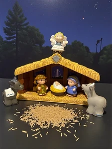 Fisher Price Mattel Kinderkrippe / Krippe 7 Teile 2002 - Bild 1 von 8