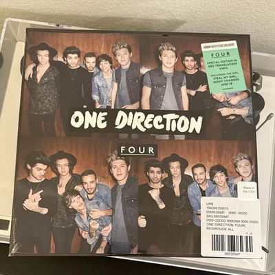 One Direction Four UO RED Color Vinyl Limited Edition LP Urban Outfitters SEALED - Image 1 of 4