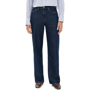 Rag & Bone Womens Wellbrook Featherweight Logan 5 Pocket Wide Leg Cotton Jeans - Picture 1 of 2