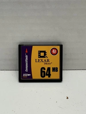 Lexar Media 64 MB 12X High-Speed CompactFlash Card - Image 1 of 2