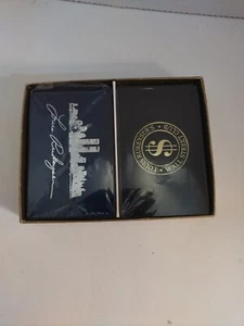 Vtg Playing Cards Louis Rukeyser's Wall Street Club Stock Market NY Twin Towers - Picture 1 of 6