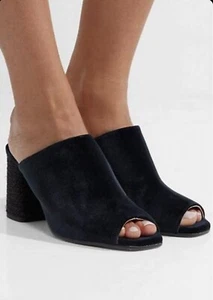 Castaner Faram Velvet Dark Navy Mules 41 - Picture 1 of 17