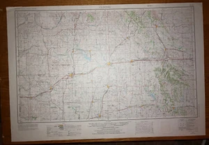 Clinton OK Allegheny County USGS Topographical Geological Survey Quadrangle Map - Picture 1 of 10