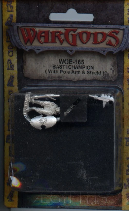 WarGods of Aegyptus Basti Champion con escudo de brazo de poste Foto 1 de 1