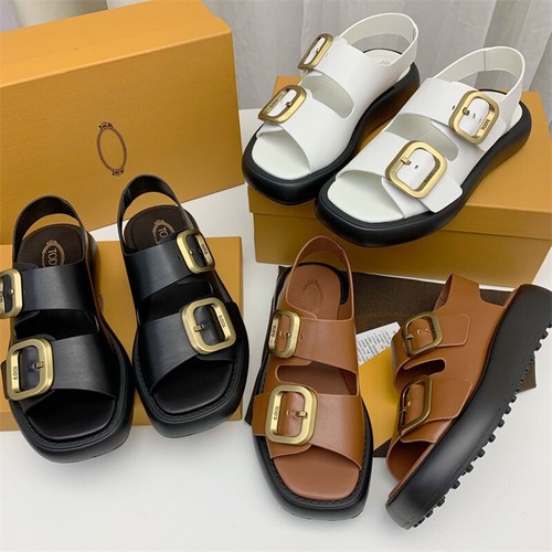 TOD’S Sandali bassi donna Tod's suola spessa fibbia metallo