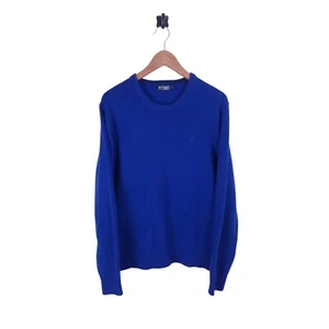 Mens Hackett Lambswool Jumper Blue Medium - Picture 1 of 6