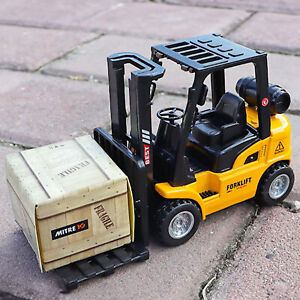 New Forklift Inertia Toy Metal Truck Model Toy Pull Back Forklift for Kids Gift