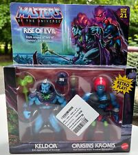 Mattel Masters of The Universe  Rise of Evil - Keldor and Origins Kronis MOTU