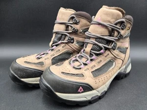 Vasque Boots Womens 7.5 M Breeze 2.0 Tan Leather Vibram Hiking GTX 7479 - Picture 1 of 9