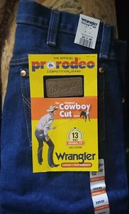 Wrangler 13MWZ Cowboy Cut Jeans - Blue - Picture 1 of 6