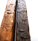 2m Dekoracyjna sztuczna belka drewniana, belka ze sztucznego drewna, imitacja, sufit Realistyczna belka