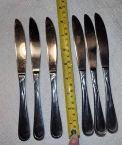 Set Of 11 Hampton Silversmiths SWIRL Stainless Flatware Spoons & Knives SW14H - Picture 1 of 13