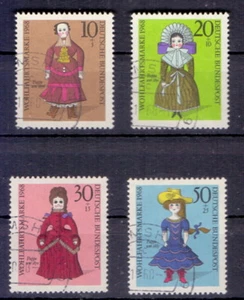 Germany Year1968--- 19th Century Dolls - Scott #B438/441--good  used - Picture 1 of 1