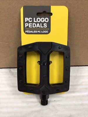 GT PC Logo Black BMX 9/16” Pedals - Image 1 of 2