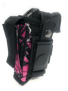 Pink Ladies Holster IWB/OWB Fits all Small Frame 380 With or Without Laser - Picture 1 of 2