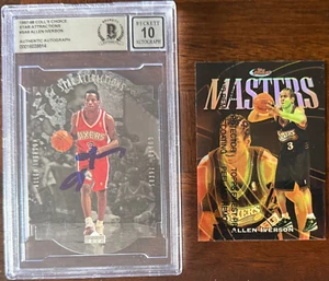 Allen Iverson Beckett Auto 10 With Refractor🔥🔥🔥HOF - Picture 1 of 5