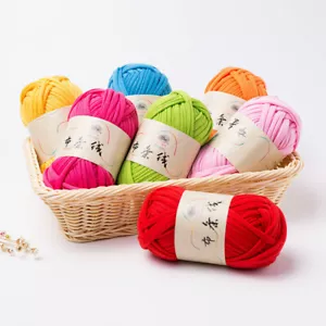 Soft Clothes T-Shirt Yarn Elastic Knitting Fabric for Bags Cushion DIY - Picture 1 of 46