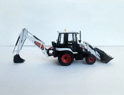 1/25 Scale Bobcat B760 Backhoe Loader Diecast Model Toy Collection Gift - Image 1 of 4
