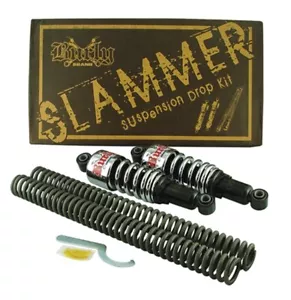 Front Fork Rear Shock Suspension Lowering Kit For 04-15 Harley Sportster 36541 - Picture 1 of 1