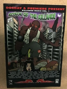 Pegatina de colección Attack of the Killahoe 1997 7" promoción bombo Taydatay 11/5 San Maine-O - Imagen 1 de 1
