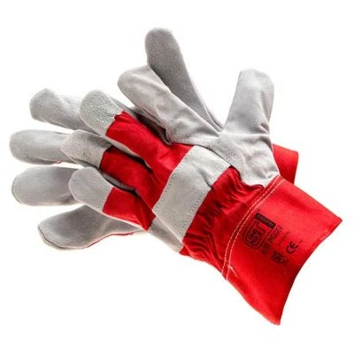 12 Pairs Elite Rigger Safety Work Gloves Leather Fleece Lined Heavy Duty Tough