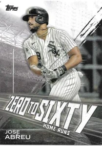 2021 Topps Series 2 JOSE ABREU Zero to Sixty - CHICAGO WHITE SOX - #ZTS-3 - Bild 1 von 1