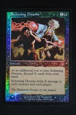Magic The Gathering MTG SICKENING DREAMS FOIL Torment SP Slightly Played