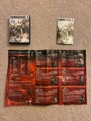 Commandos 3: Destination Berlin (PC, 2003) (Game, Manual & Case) CD-ROM EIDOS - Image 1 of 4