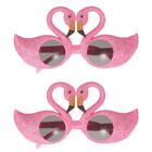  2 Pieces Novelty Sunglasses Banquet Party Wear Decorative Mirror