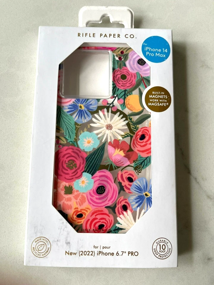 Rifle Paper Co Clear Garden Party Blush Case for Apple iPhone 14 PRO MAX (6.7") - Image 1 of 1