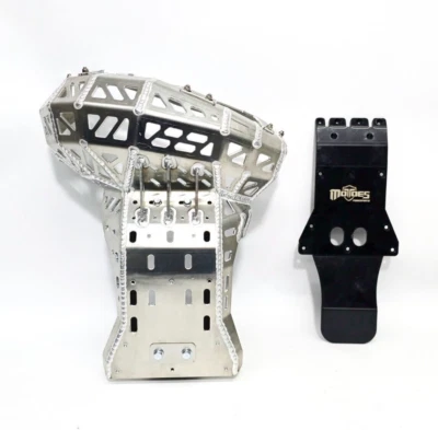 KTM BASH PLATE WITH PIPE GUARD 2020-23 MODELS 250/300 2T EXC  XC XCW TPI SX LINK - Image 1 of 4