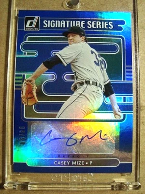 2021 Casey Mize Panini Donruss Blue Signature Series Autograph RC /99 MINT 🔥🔥 - Image 1 of 3