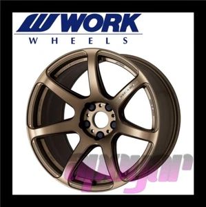 WORK EMOTION T7R WHEEL (1pcs) 18 inch 10.5J 12 114.3 5H Ashed Titanium (AHG) - Picture 1 of 2