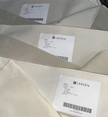 3 New Larsen Meier 83% Cotton 11% Silk Remnants Heavy  Upholstery Fabric - Image 1 of 4