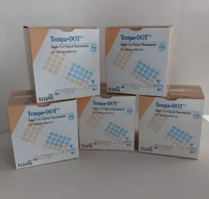 2500 Menge 3M Tempa Dot 5124NS Fahrenheit klinische Einwegthermometer - Bild 1 von 4