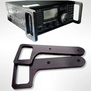 Maßgeschneiderte Seitenschiene Schutzgriffe für Icom IC-718 Amateur Amateur Amateur Radio HF 100 - Bild 1 von 9