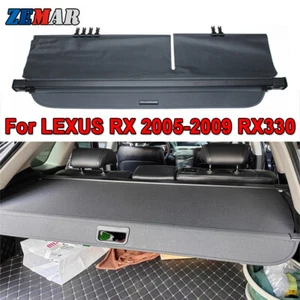 Cargo Cover For LEXUS RX 2005-09 RX330 Rear Luggage Curtain Security Shade Black - Picture 1 of 9